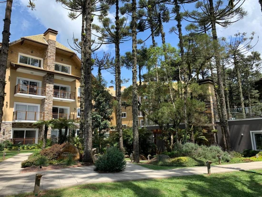 Apto 103 B,2, Proximo A Museus E Restaurantes, Condominio Com Piscina Aquecida. Gramado Exterior foto
